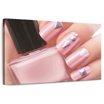 Pretty Pink Nails Wall Art