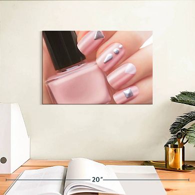 Pretty Pink Nails Wall Art