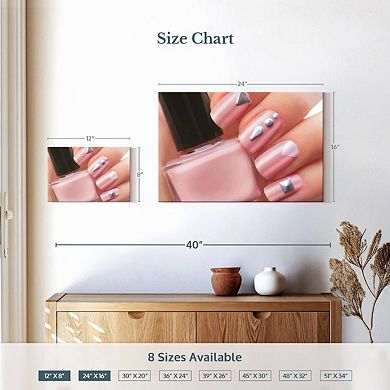 Pretty Pink Nails Wall Art