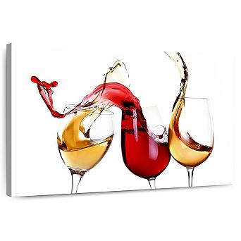 Splashing Wine Wall Art