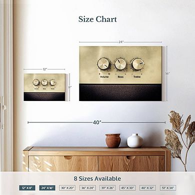 Volume Controls For Music Wall Art