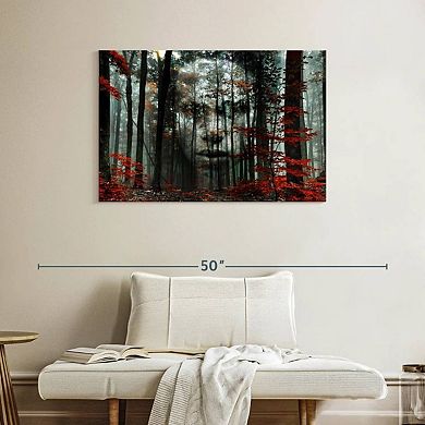 Forest Female Portrait Wall Art