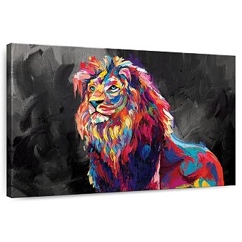 Lion's Pride Abstract Color Wall Art