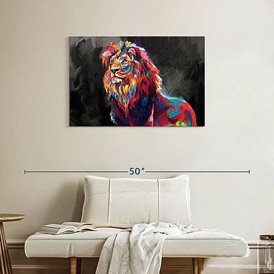 Lion's Pride Abstract Color Wall Art