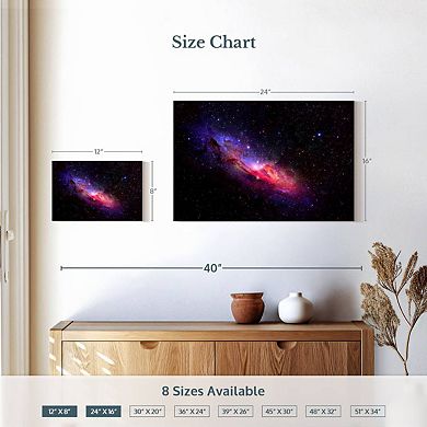 Galaxy In Space Wall Art