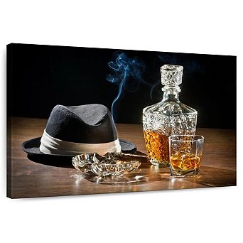 Retro Whiskey Drink Wall Art