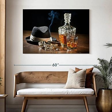 Retro Whiskey Drink Wall Art
