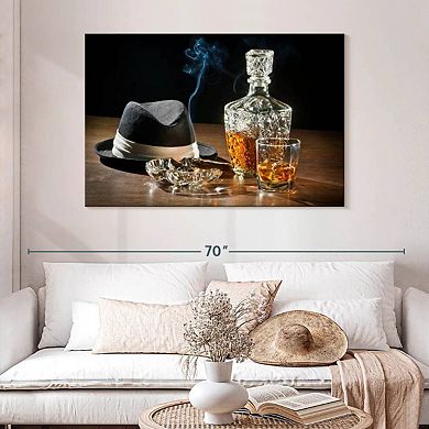 Retro Whiskey Drink Wall Art