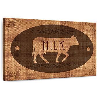 Cow Milk Wall Art