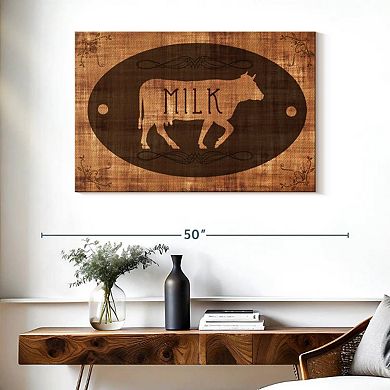 Cow Milk Wall Art