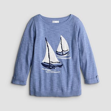 Women's Croft & Barrow® Motif Pullover Sweater