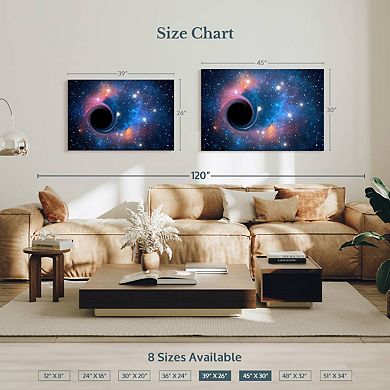 Black Hole In Outer Space Wall Art