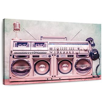 Retro Boombox Wall Art