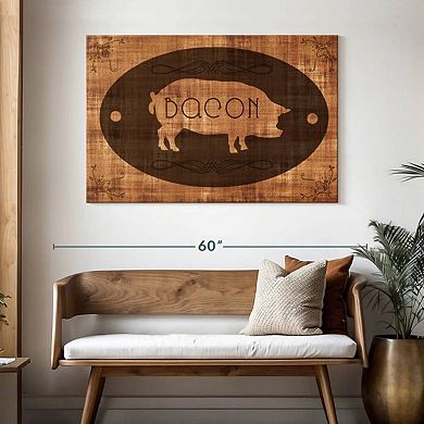 Bacon Pig Wall Art