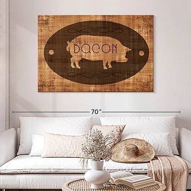 Bacon Pig Wall Art