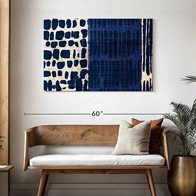 Indigo Batik I Wall Art