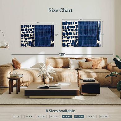 Indigo Batik I Wall Art