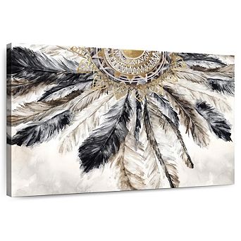 Necklace Of Feathers III Canvas Print