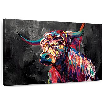 Cow Abstract Wall Art