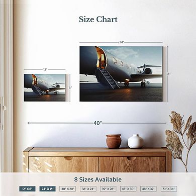 Luxury Private Plane Wall Art