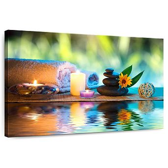 Zen Spa Candles Wall Art