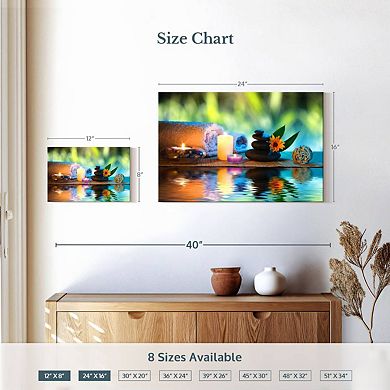 Zen Spa Candles Wall Art