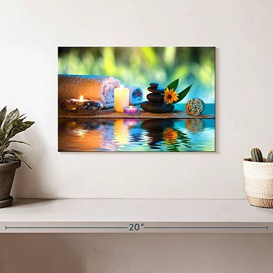 Zen Spa Candles Wall Art