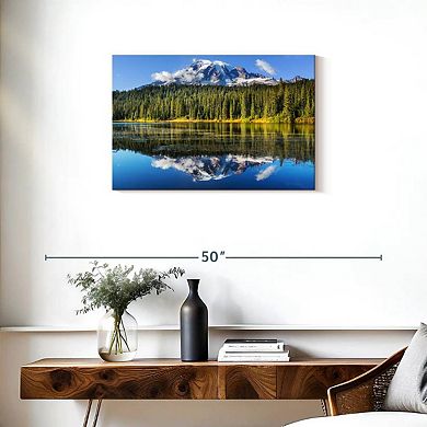 Alpine Lake Near Mt. Rainier Wall Art