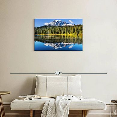 Alpine Lake Near Mt. Rainier Wall Art