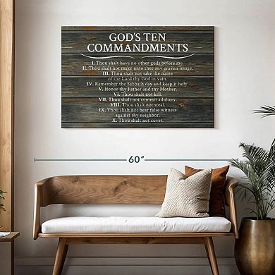 Ten Commandments Wall Art