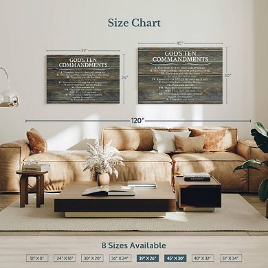 Ten Commandments Wall Art