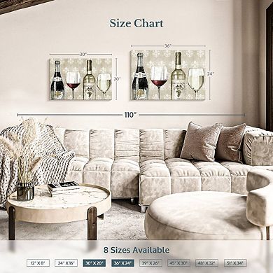 Pencil Wine III Wall Art