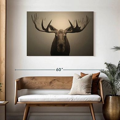 Moose Portrait Wall Art