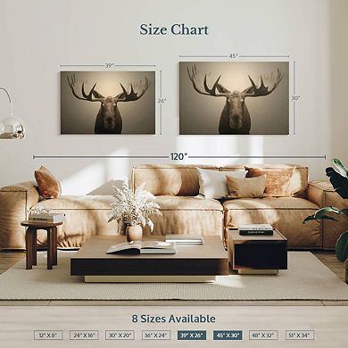 Moose Portrait Wall Art