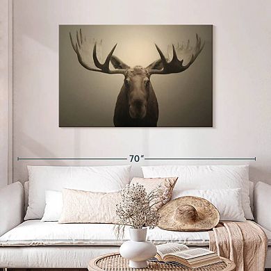 Moose Portrait Wall Art