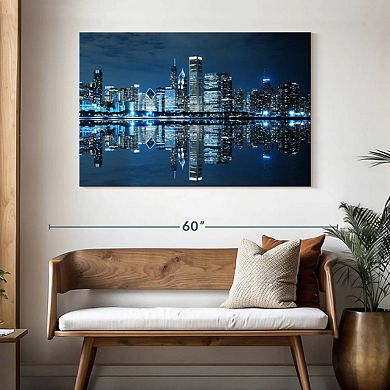 Chicago Night Lights Wall Art