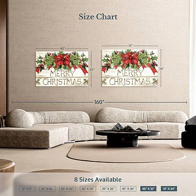 Evergreen Christmas I Wall Art