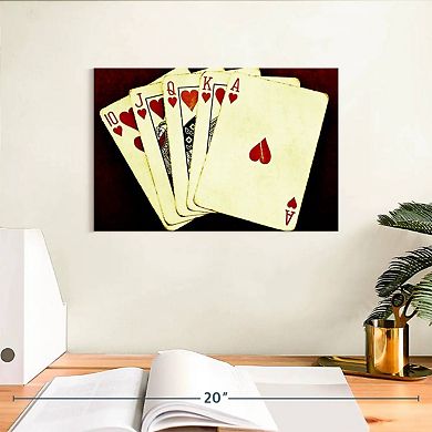 Royal Flush Wall Art
