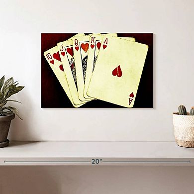 Royal Flush Wall Art