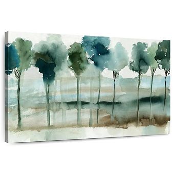 Blue Reflection Forest Wall Art