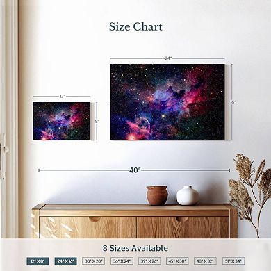Galaxy Space Nebula Wall Art