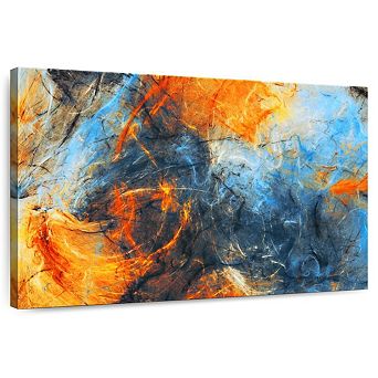 Abstract Lava Swirls Wall Art