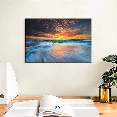 Cloudscape Over Beach Wall Art