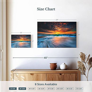 Cloudscape Over Beach Wall Art