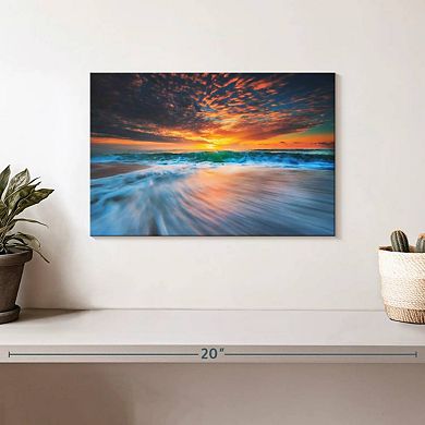 Cloudscape Over Beach Wall Art