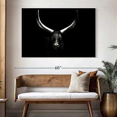 Dark Watusi Bull Wall Art