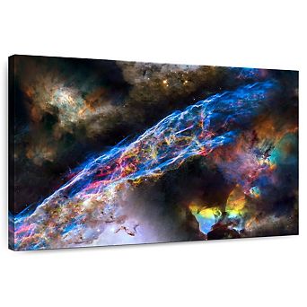 Glowing Veil Nebula Wall Art