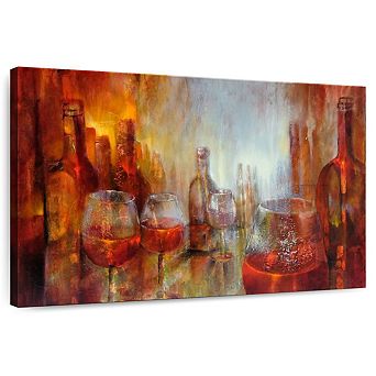 Burgunder Wine Time Wall Art