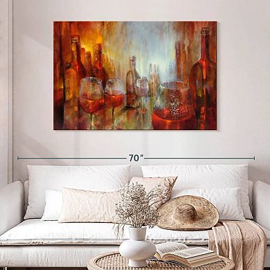 Burgunder Wine Time Wall Art