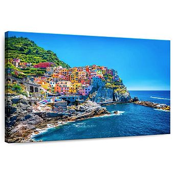 Cinque Terre Seaside Town Wall Art